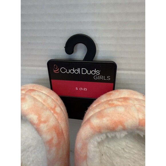 Cuddl Duds Girl's Print Cheetah Print Clog Soft Slippers Sz S 1-2 New - Picture 6 of 7